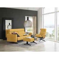 2-Sitzer STRESSLESS "Stella" Sofas Gr. B/H/T: 185 cm x 78 cm x 93 cm, ROHLEDER Stoff Q2 FARON, Armlehnen S2-mit Relaxfunktion, gelb (yellow q2 faron) 2-Sitzer Sofas
