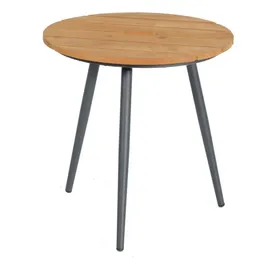 SonnenPartner Beistelltisch Gala 50 cm Alu/Teak Sonnen Partner