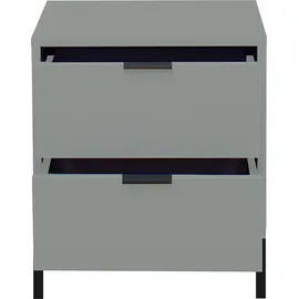 Mäusbacher "Bonnie TOPSELLER", grün (pine grün matt), B:51cm H:60cm T:45cm, Holzwerkstoff, Sideboards, Kommode, Kommode mit Quadratgestelle