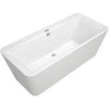 Villeroy & Boch Squaro Edge 12 Duo freistehende Badewanne 80 x 180 cm (UBQ180SQE7PDV01)