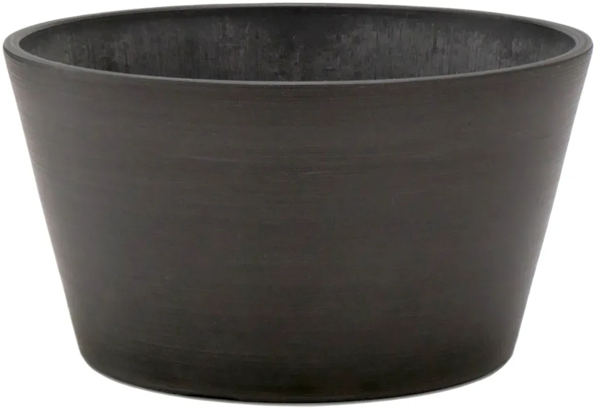 Ecostone Schale ECO702 D25,5H13cm 70% Recycling  - anthrazit
