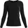 CALIDA Natural Comfort Top Long Sleeve schwarz, Baumwolle, Medium Damen,