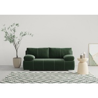 COLLECTION AB Sofa Torsten, mit Bettfunktion und Bettkasten grün