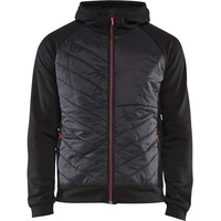 Blåkläder Blakläder Hybrid Sweater Service Plus, schwarz / rot,