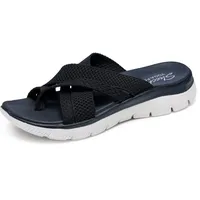 Skechers Damen Summits-Fantasy Walk Sportsandale, Schwarz/Schwarz, 40 EU Weit - 40 EU Weit