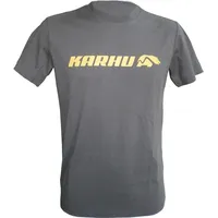 Karhu Herren-T-Shirt, Grau/Gelb, Größe S, 1 Stück