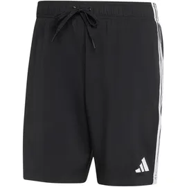 adidas 3-Streifen Badeshorts Black/White XL