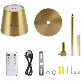 ideoon lights Elegante LED Wandleuchte (4er-Set) 180 lm Gold