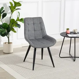 Duo Collection »Iris Esszimmerstuhl, 4er-Set« (Set) 4 Stk.robuster Stoffbezug, gesteppte Polsterung, bis 110 kg belastbar