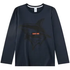 Sanetta Pyjama Teens Shark Zone lang Jungen Pyjama