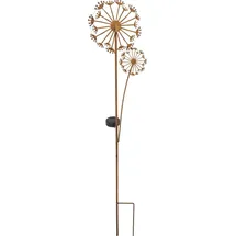 ABC home Gartenstecker Pusteblumen Kunststoff, Metall 114 cm H inkl. LEDs, Solarpanel, Lichtsensor