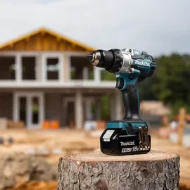 Makita Akku-Schlagbohrschrauber inkl. 2 x 5,0 Ah + Ladegerät + Makpac