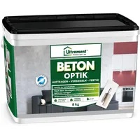 Ultrament Beton Optik 8 kg Pulverspachtel Mittelgrau