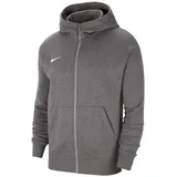Nike Park 20 Fleece Kapuzenjacke Kinder charcoal heathr/white S 128-137 cm