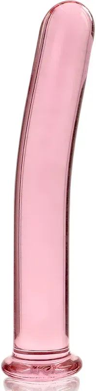 NEBULA SERIES - Modell 9 Dildo aus Borosilikatglas, 15,5 cm Ø 2,5 cm - Transparent
