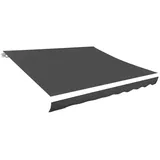 vidaXL Markisenbespannung Canvas Anthrazit 300x250 cm