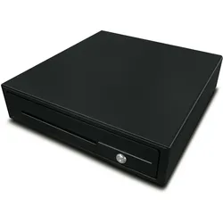 CAS Kassenschublade OHNE Geld-Einsatz, Profi Kassenlade, CDR-R41, 12V, schwarz, 410 x 420 x 100 mm