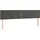 vidaXL Boxspringbett 200 x 200 cm Dunkelgrau