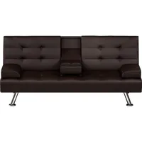 Hti-Living HTI-Living, Sofa, Klappsofa Braun Marwan (2-Sitzer)