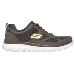 Skechers für Herren. 52635 Brennt Agoura grau, braun (45), Wohnung, Schnürsenkel, Lässig, Sportlich