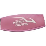 Perfeclan Maskenband Neopren Meskenschutz für Taucherbrille Tauchmaske Rosa