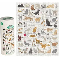Abrams & Chronicle Cat Lover's 1000 Piece Jigsaw Puzzle,