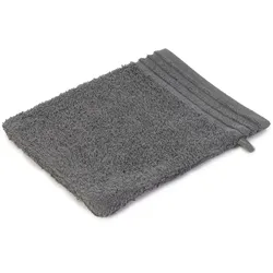 Waschhandschuh HAMBURG anthra, - grau - BL 16x21 cm
