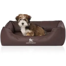 Knuffelwuff Hundebett Madison M-L 85 x 63 cm Braun