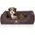 Knuffelwuff Hundebett Madison M-L 85 x 63 cm Braun