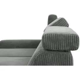 Max Winzer Ecksofa Emmi 280 x 92 x 0 cm Schwarz