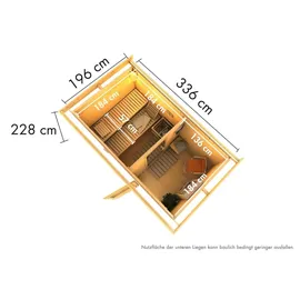 Karibu Skrollan 9 kW Ofen + ext. Steuerung