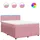 vidaXL Boxspringbett 140 x 200 cm Rosa