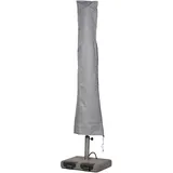 mehr Garten Abdeckung Premium Kunststoff 295 x 45 - 65 cm Grau