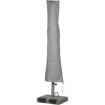mehr Garten Abdeckung Premium Kunststoff 295 x 45 - 65 cm Grau