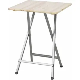 natura Stehtisch 80 x 110 x 80 cm Grau