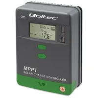 Qoltec Qoltec, Laderegler, Solar-Laderegler MPPT mit Temperatursensor 40A