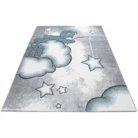 Ayyildiz Kinderteppich Kids 580 Blau 80 cm x 150 cm