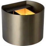 LUCIDE Xio - Wandleuchte - Led Dim. - G9-1x3,5W 2700k - Einstellbarer Abstrahlwinkel - Rostfarbe