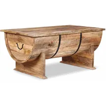 vidaXL Couchtisch Mangoholz Braun 88 x 50 x 40 cm