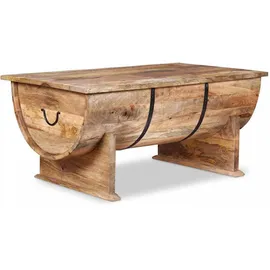 vidaXL Couchtisch Mangoholz Braun 88 x 50 x 40 cm