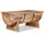 vidaXL Couchtisch Mangoholz Braun 88 x 50 x 40 cm