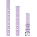 Garmin Lily 2 14 mm) Silikonarmband - Purple / Silver - One Size