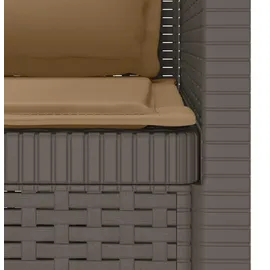 vidaXL 1-Sitzer Sessel 1 x 1 x 1 cm hellgrau