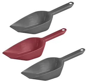 WESTMARK Handschaufel Halvar, 55 ml, 3-teilig, Ideale Schüppe für trockene, stückige sowie saure Lebensmittel, 1 Set = 3 Schaufeln