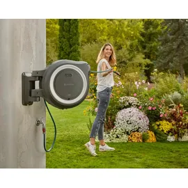 Gardena PowerRoll Akku-Schlauchbox XXL weiß inkl. Akku + Ladegerät 18647-20