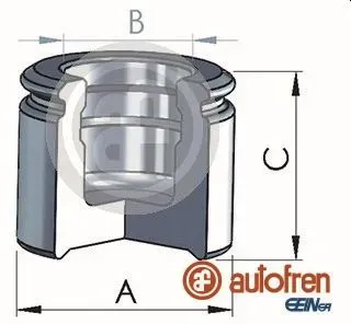 AUTOFREN SEINSA Kolben, Bremssattel d025310
