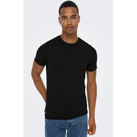 Only & Sons T-Shirt & SONS Mens Black O-NECK
