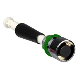 Schneider Electric XB4BA821 Manueller Überlast-Rückstelltaster, Harmony XB4, Metall, 22mm, schwarz, tastend, 6-16mm