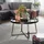 Wohnling WL6.002 Schwarz Gold 78 x 42,5 x 78 cm