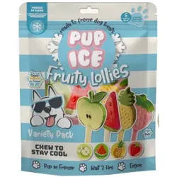 Pup Ice Fruity Lollies Variationspackung S Hundeeis Pro Packung (8 Stück)